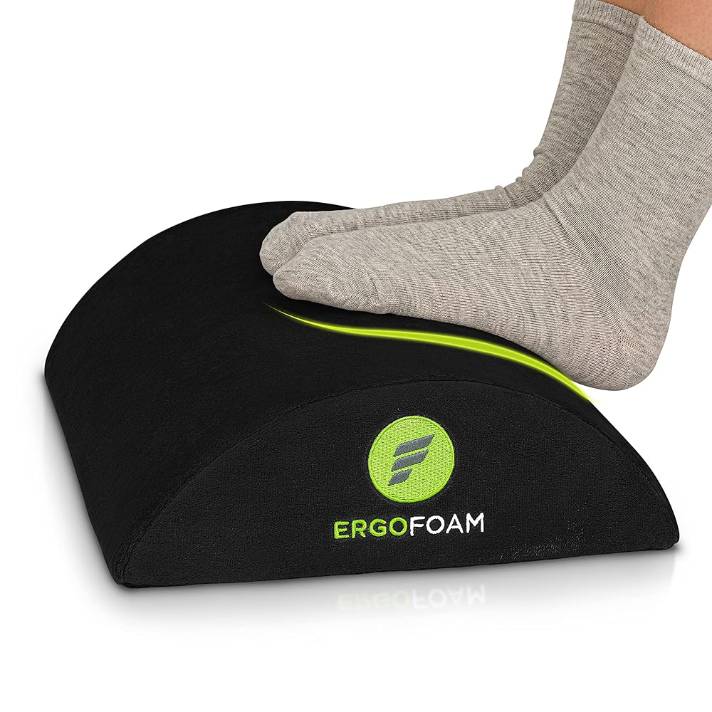 ErgoFoam Ergonomic Footrest for Desk | ...