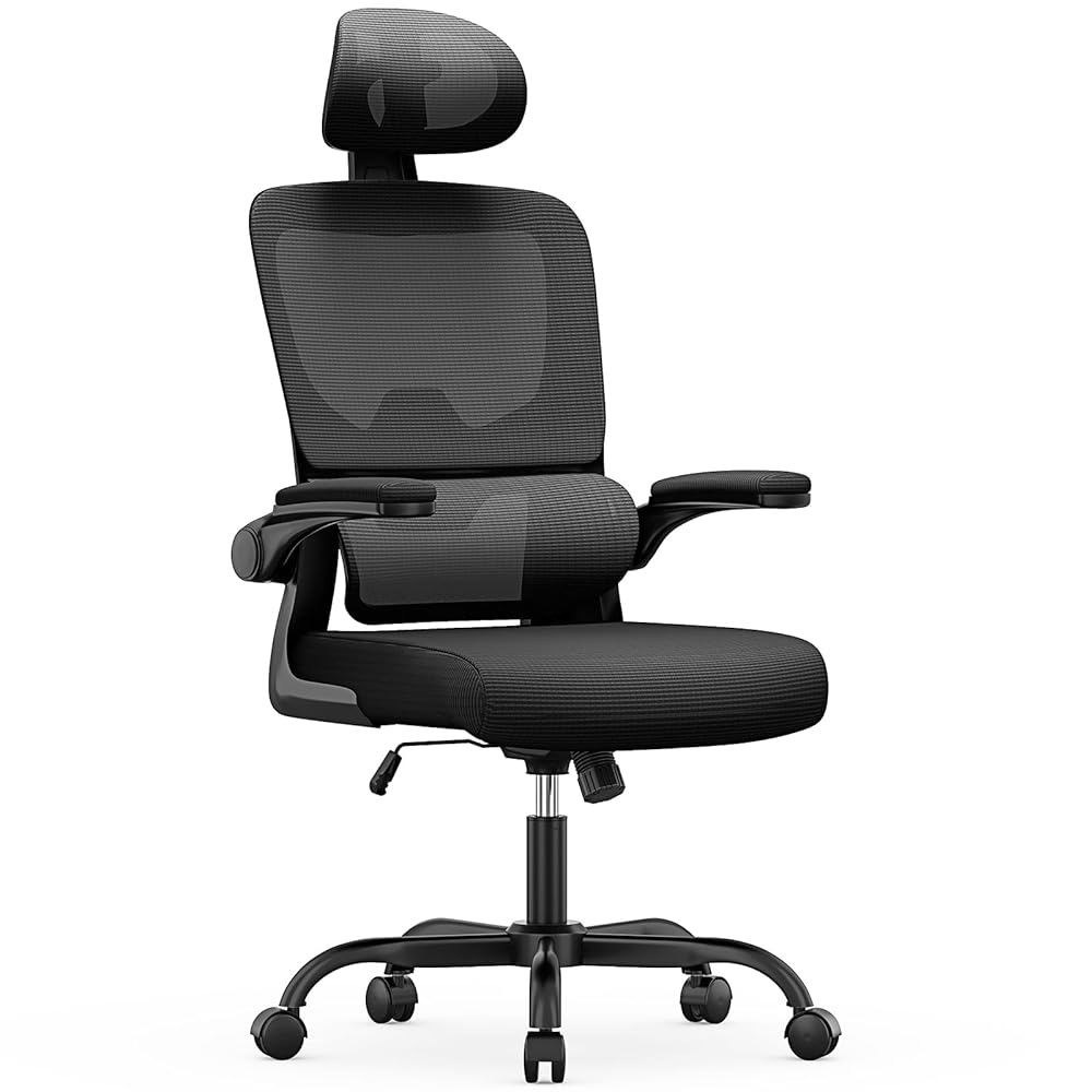 Ergonomic Office Chair: Adjustable Supp...