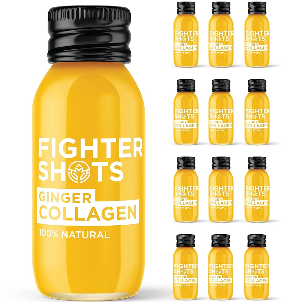 Fighter Shots Ginger + Marine Collagen ...