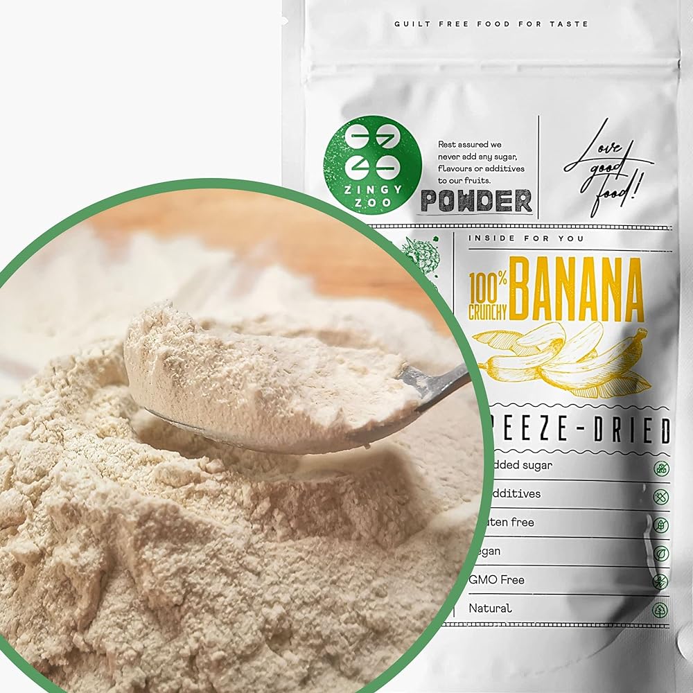 Freeze Dried Banana Powder | 100% Natur...