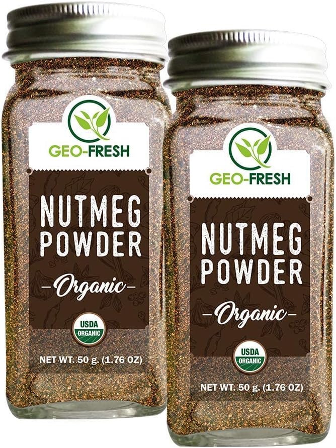 Geo-Fresh Organic Nutmeg Powder –...