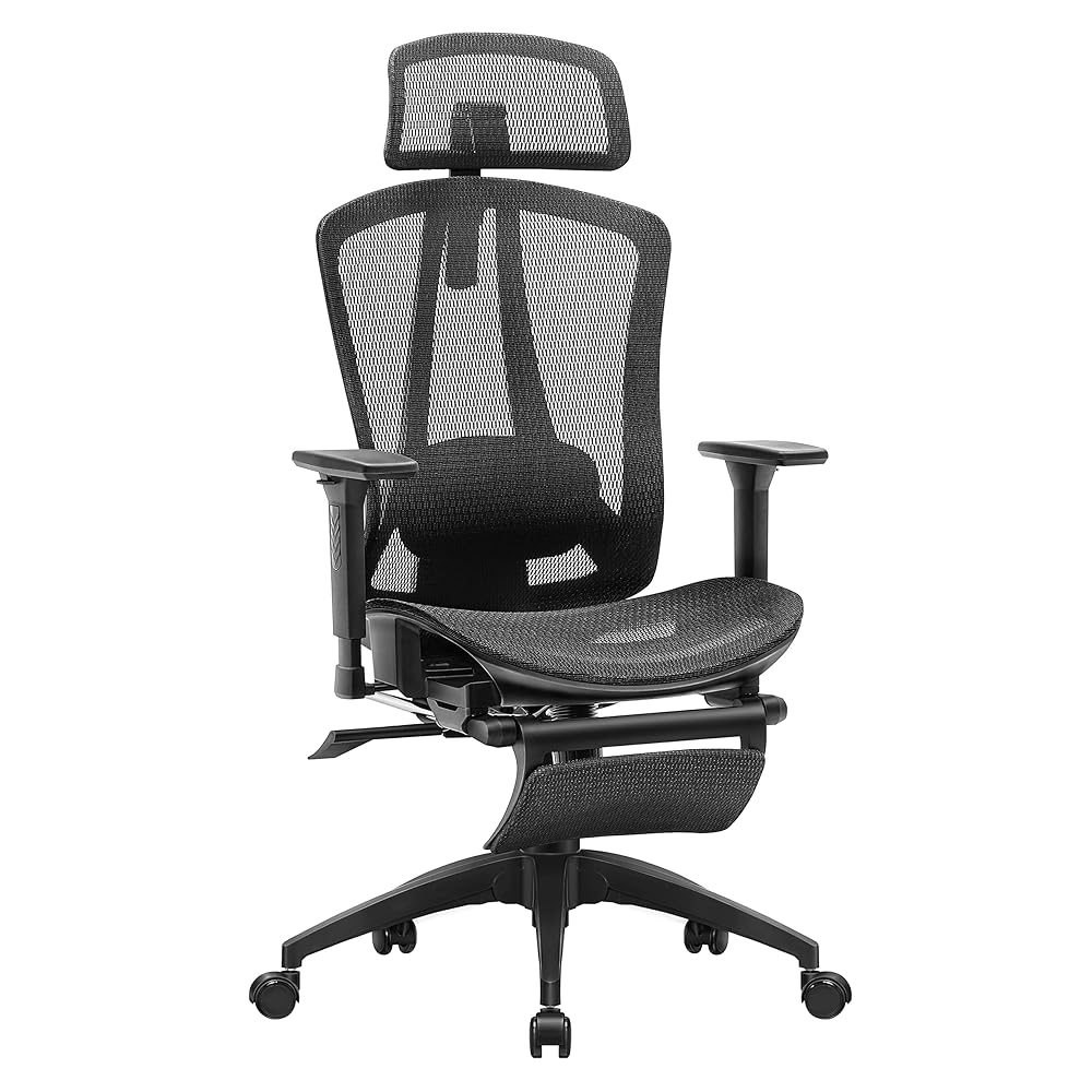 HOMESTOOL Ergonomic Office Chair with A...