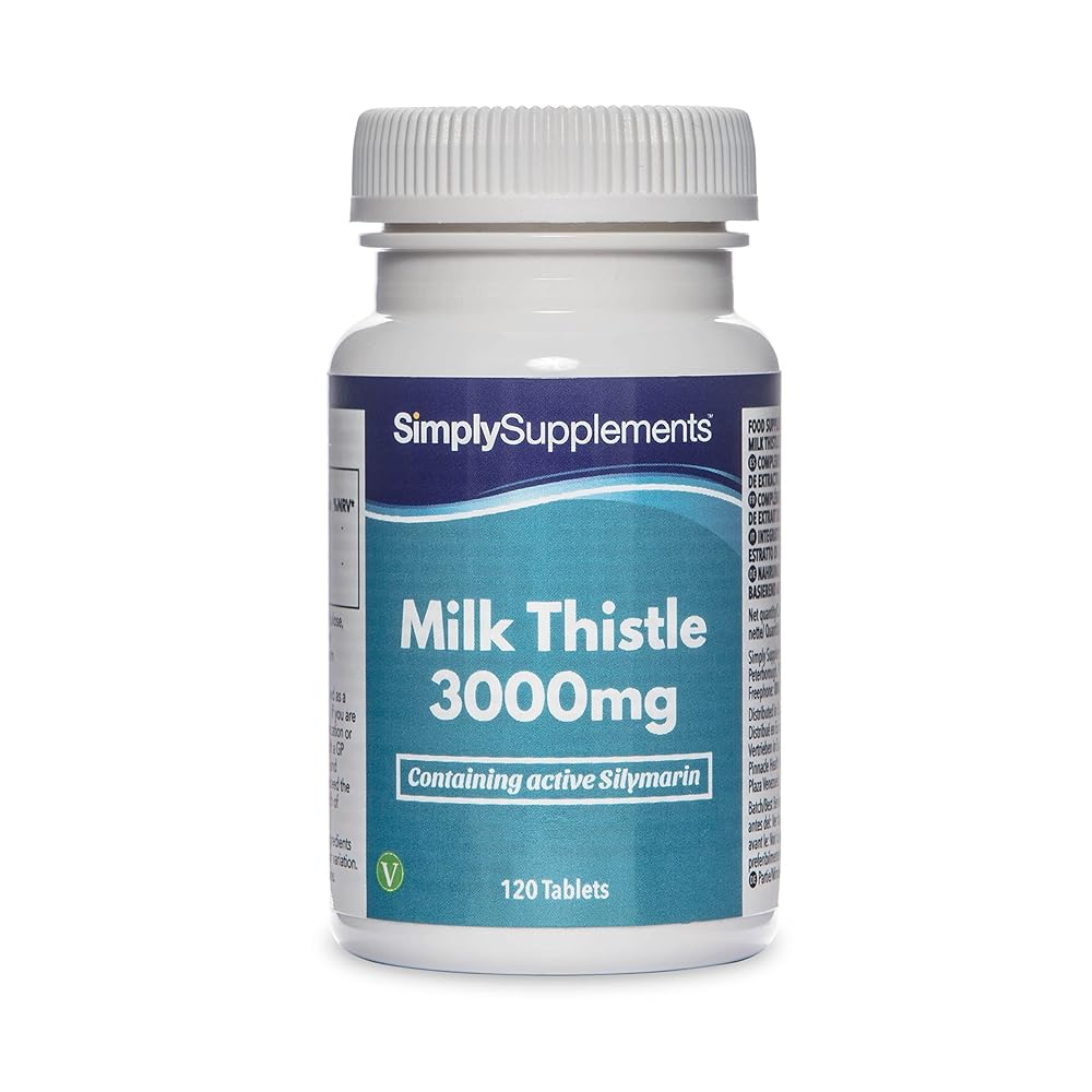 Milk Thistle 3000mg | 120 Tablets | Veg...