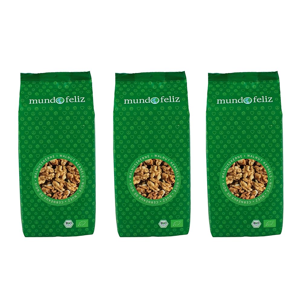 Mundo Feliz Organic Walnut Pack, 3 x 300g