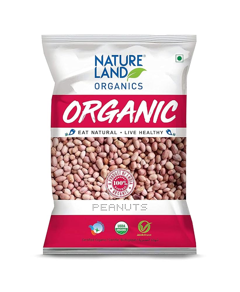 Natureland Organics Organic Peanuts 500 Gm