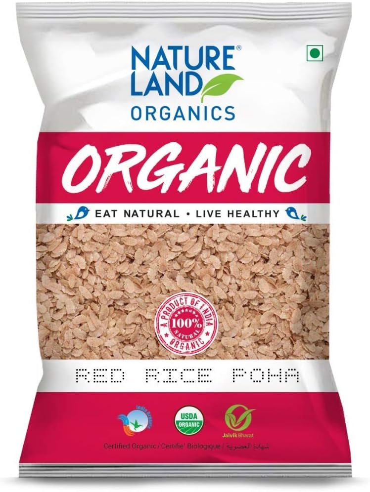 Natureland Organics Red Rice Poha