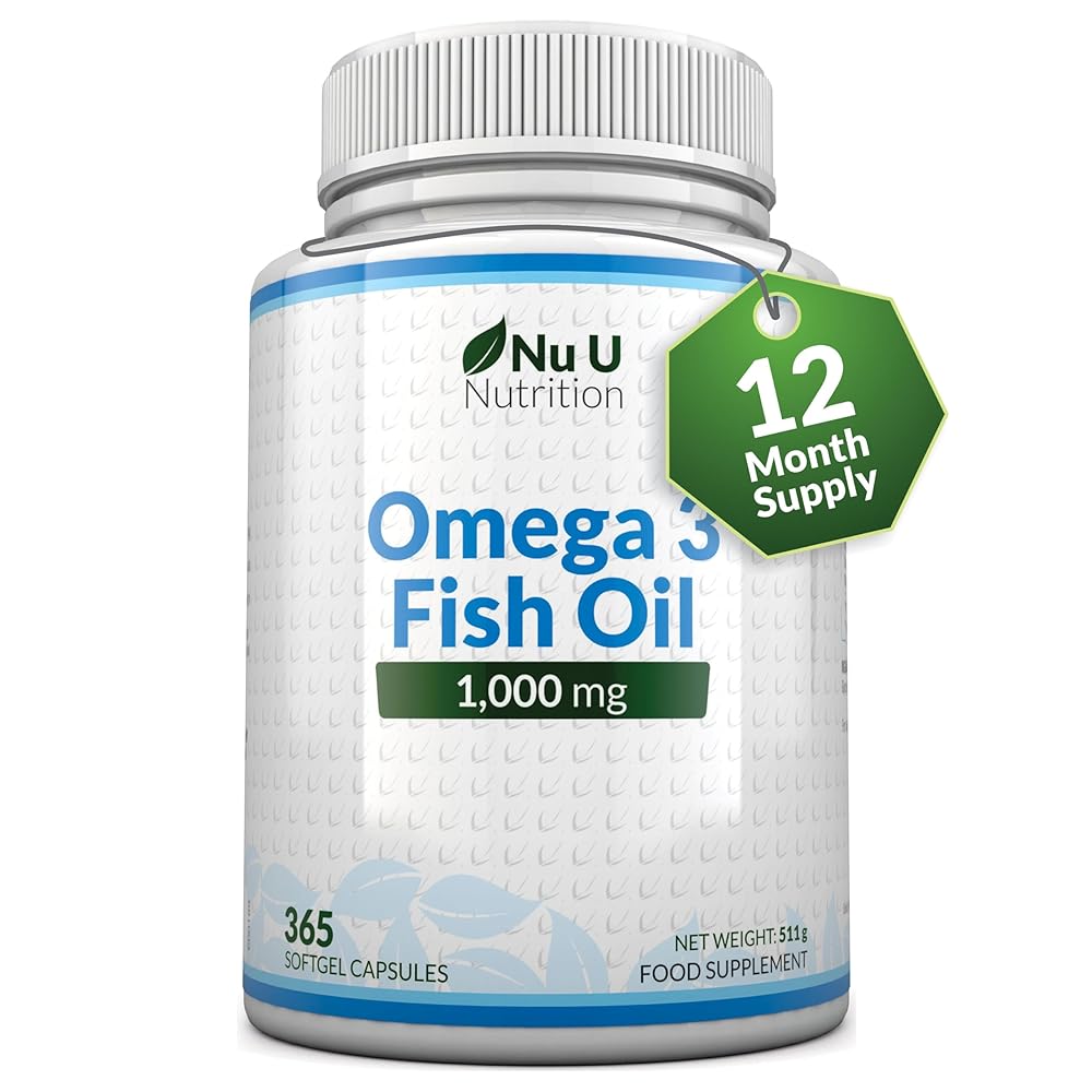 Omega 3 Fish Oil 1000mg – 365 Cap...