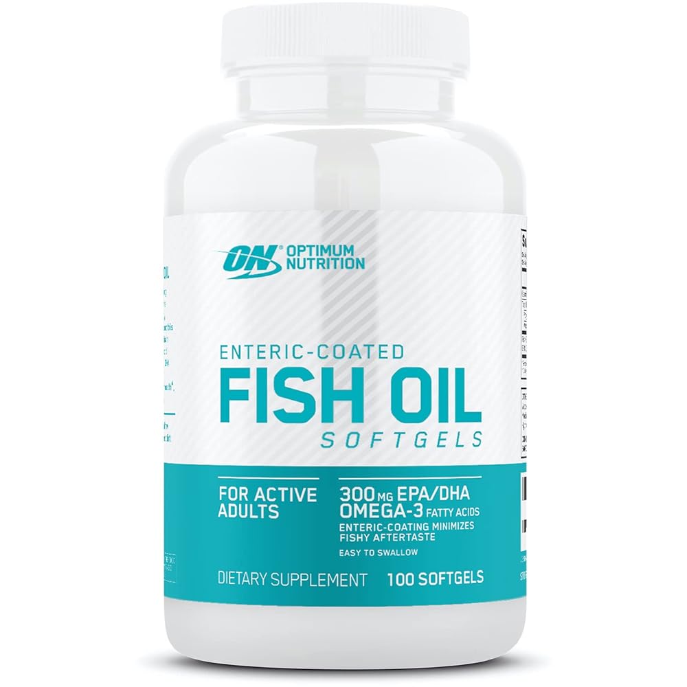 ON Fish Oil Omega 3 Capsules, 100 Softgels