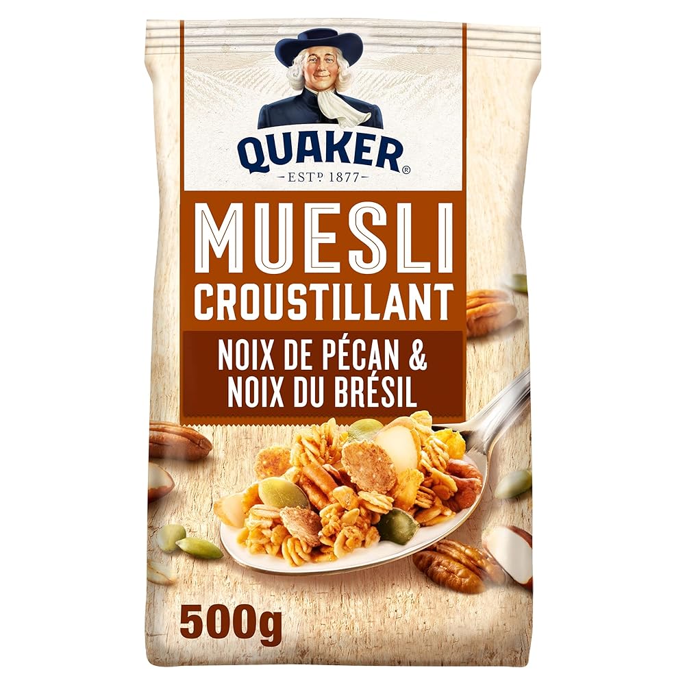 Quaker Pecan & Brazil Nut Muesli, 500g