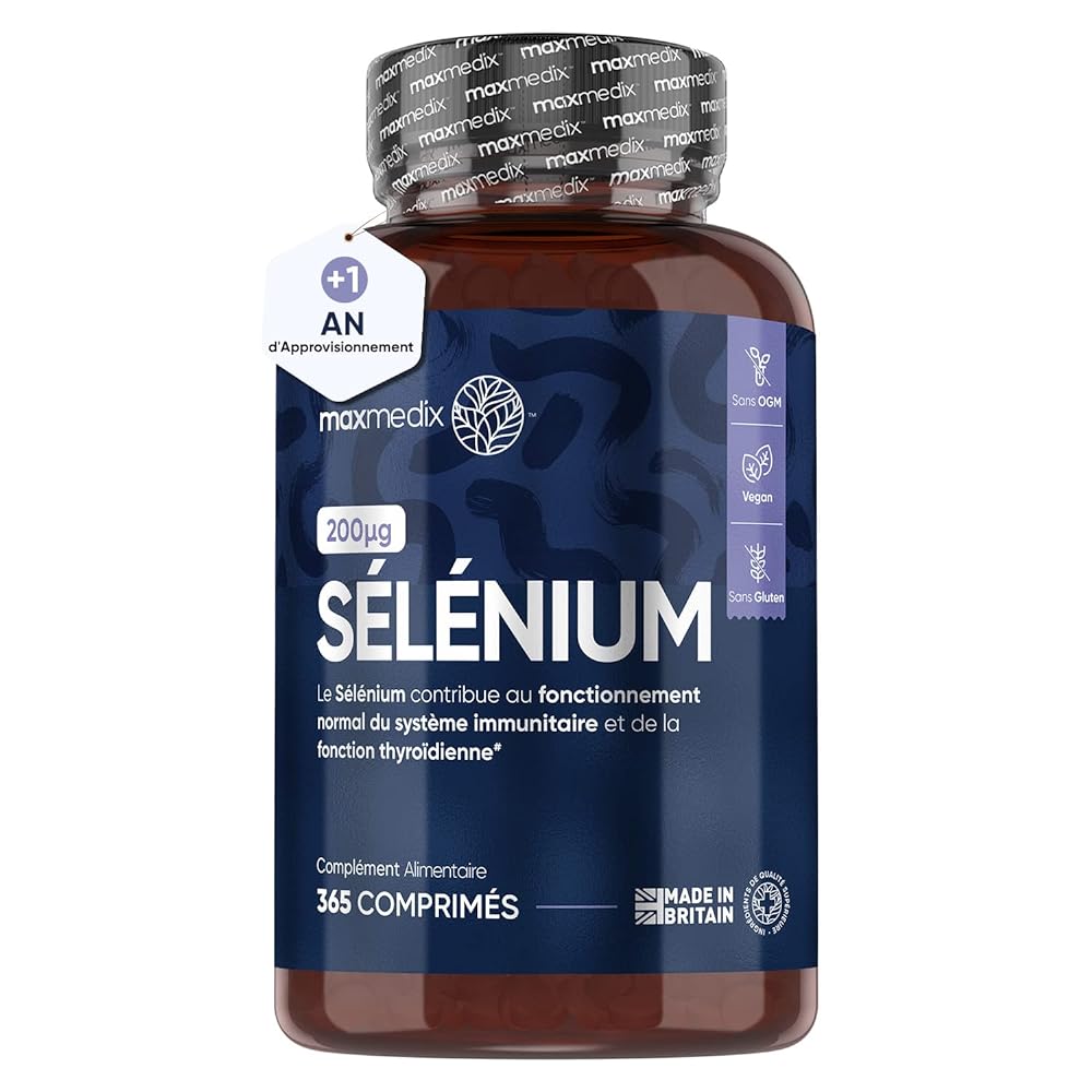 Sélénium (L Sélénométhionine) 365 Compr...