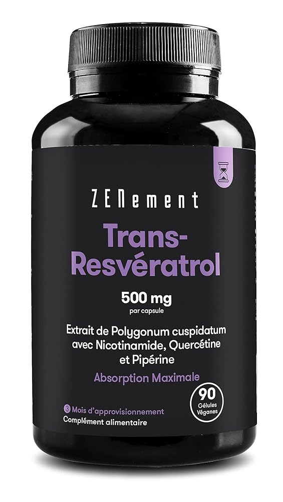 Trans-Resveratrol 500mg Anti-Aging Supp...