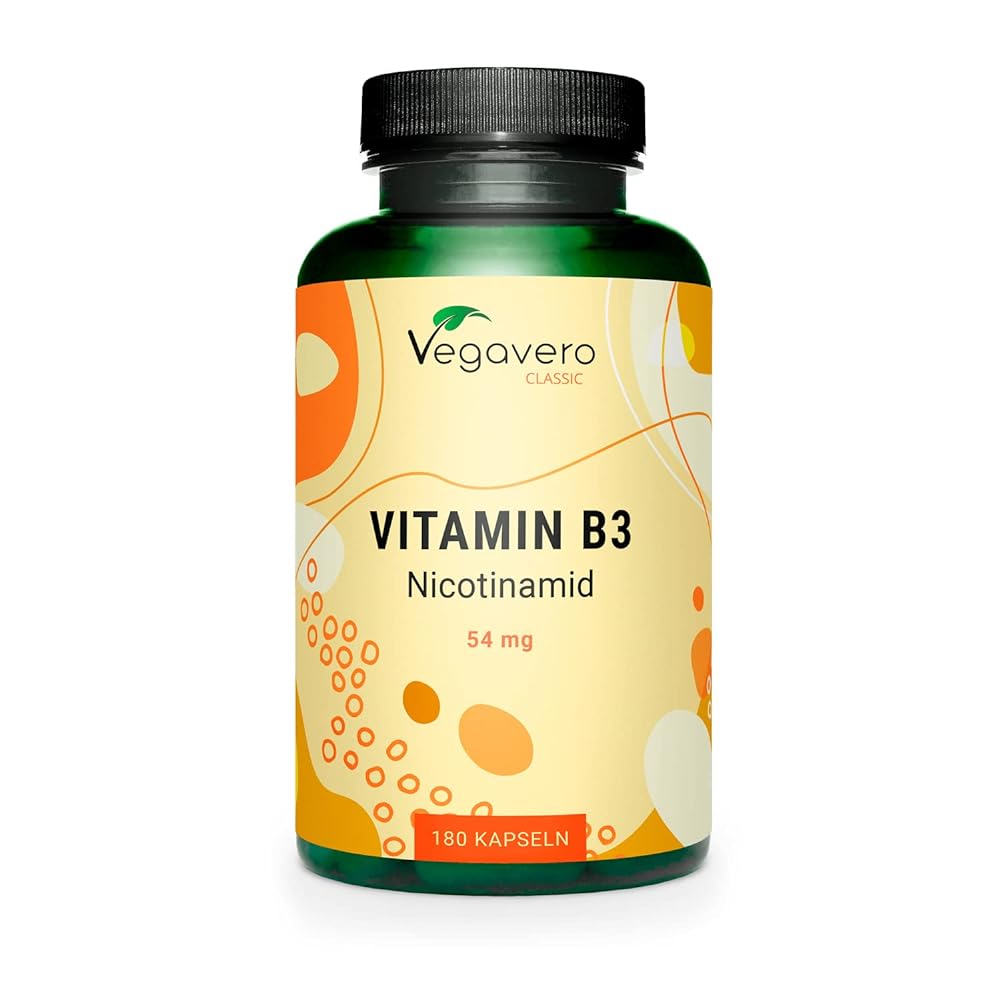 Vegavero® B3 Nicotinamide | 180 Veg Cap...