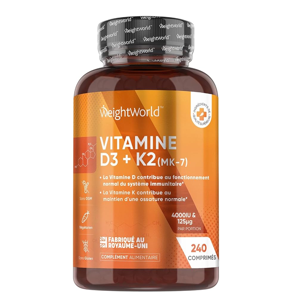 Vitamin D3 K2 (MK7) 4000 UI – Hig...