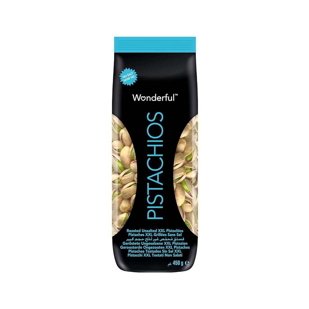 Wonderful Pistachios – No Salt 450g