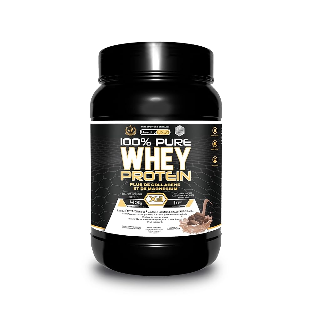 Pure Whey Protein with Collagen + Magne...