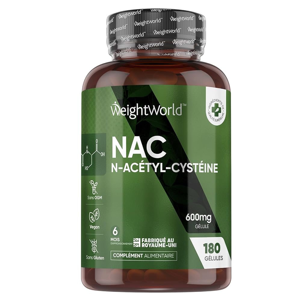 Brand NAC 600mg – 180 Vegan Capsules