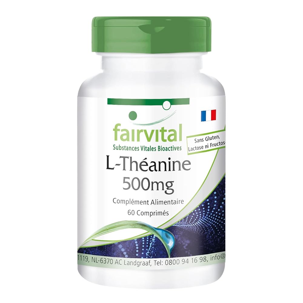 Fairvital L-Theanine 500mg – 60 V...