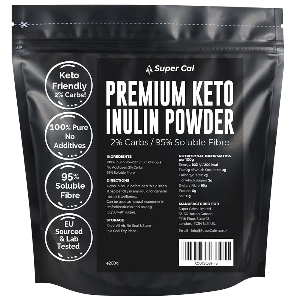 Keto Inulin Powder by Super Cal: Solubl...