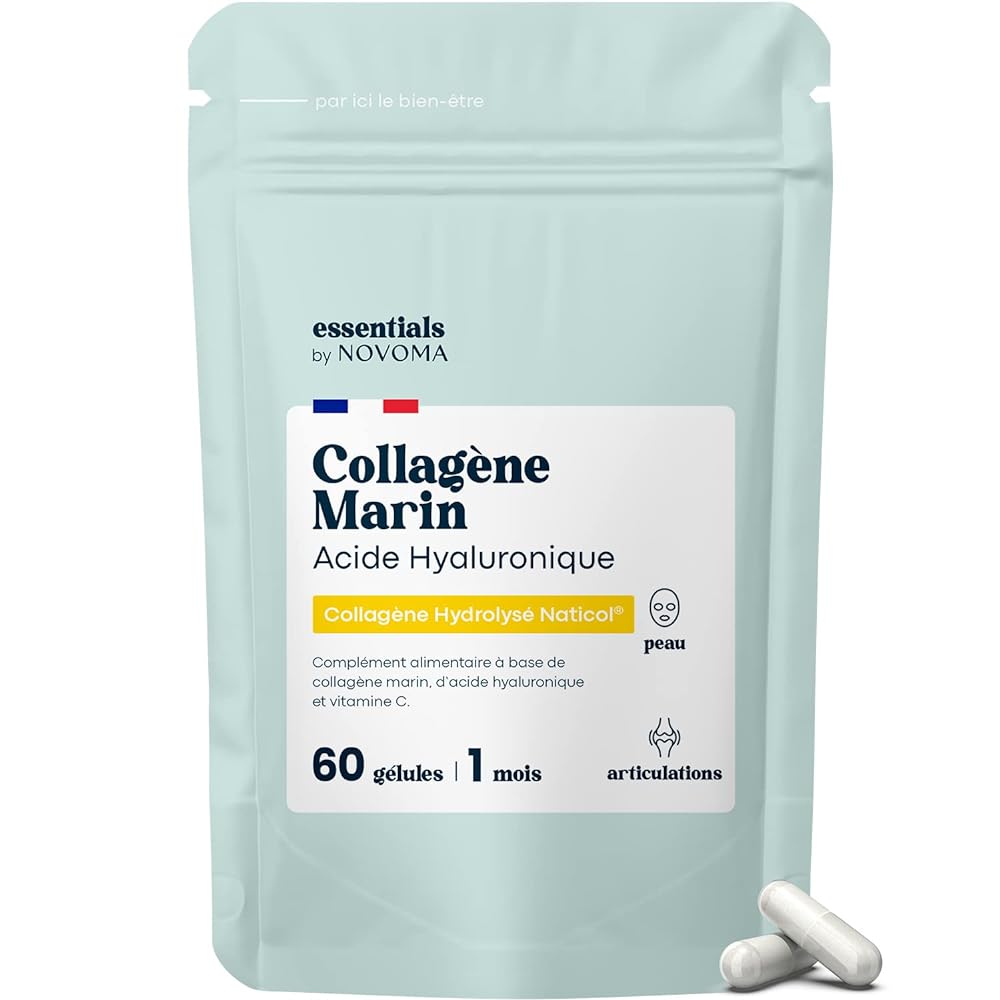 Marine Collagen + Hyaluronic Acid, 60 C...