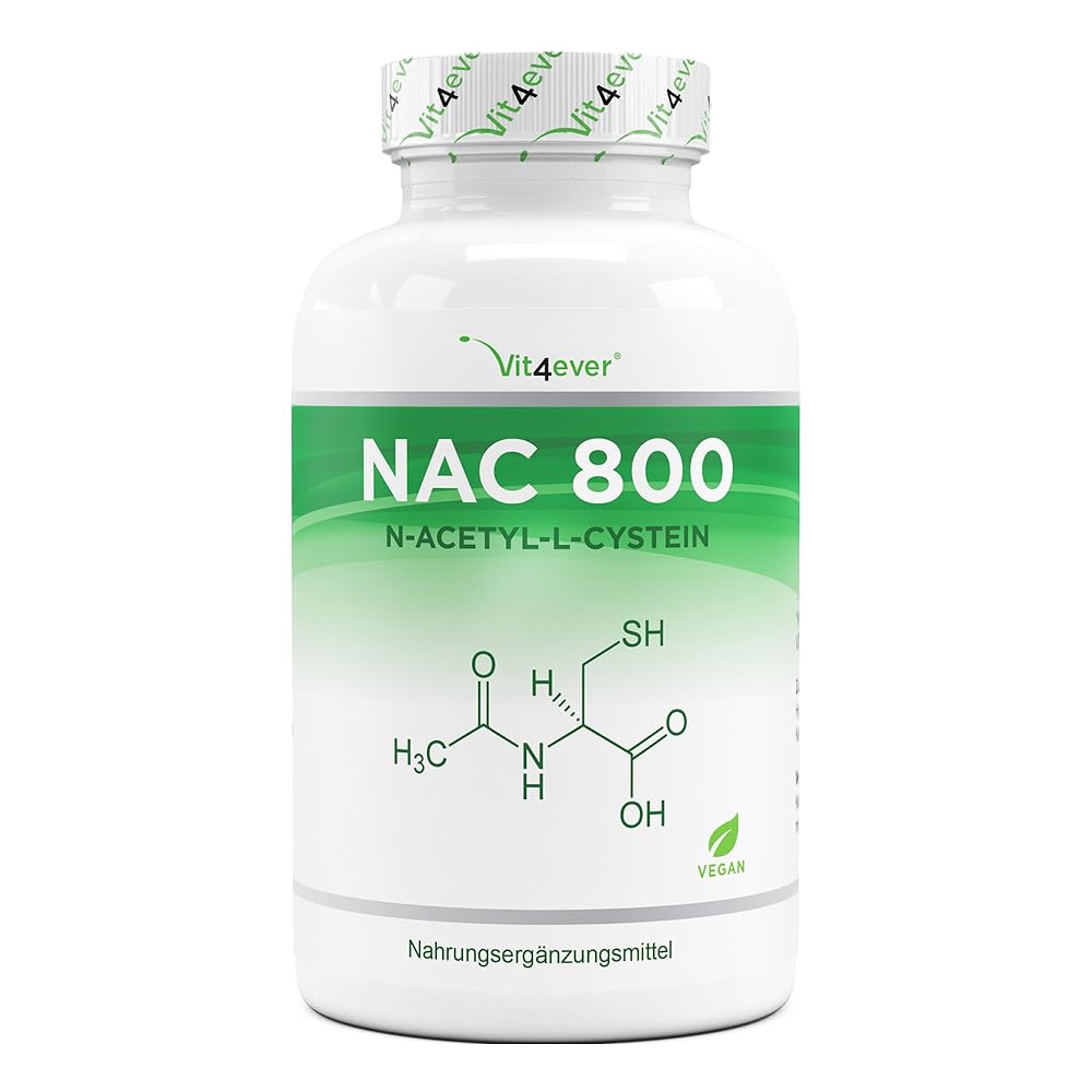 NAC 800mg Capsules – 6-Month Supply