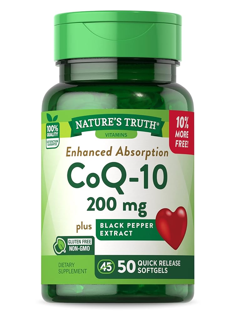 Nature’s Truth CoQ10 with Black P...