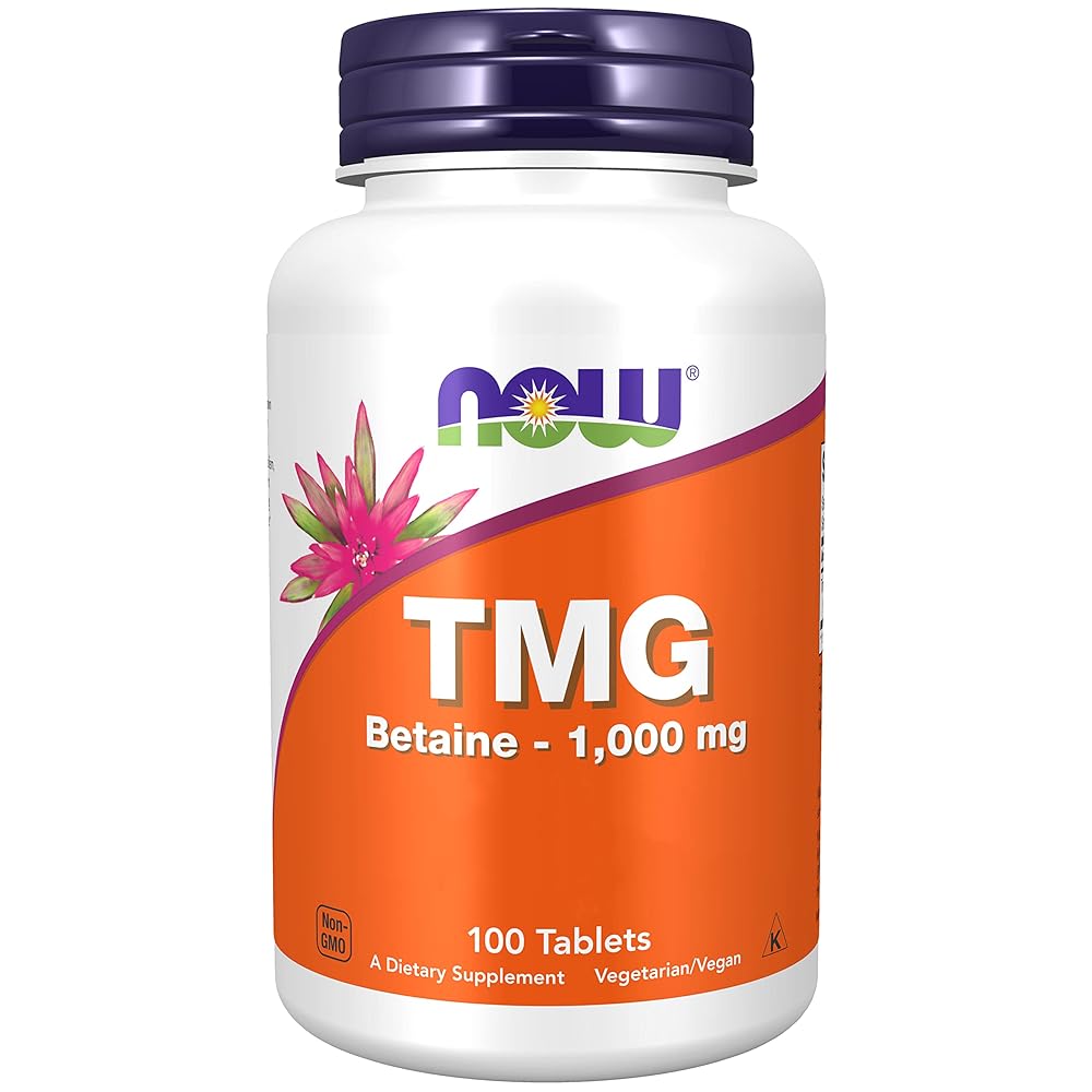 Now Foods TMG 1000mg, 100 Vegan Tablets