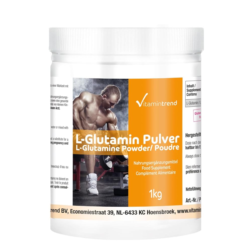 Pure L-Glutamine Powder – 1kg, Vegan