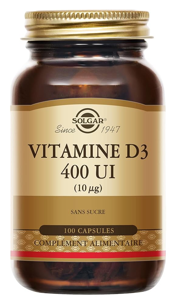 Solgar Vitamin D3 400 UI Supplement