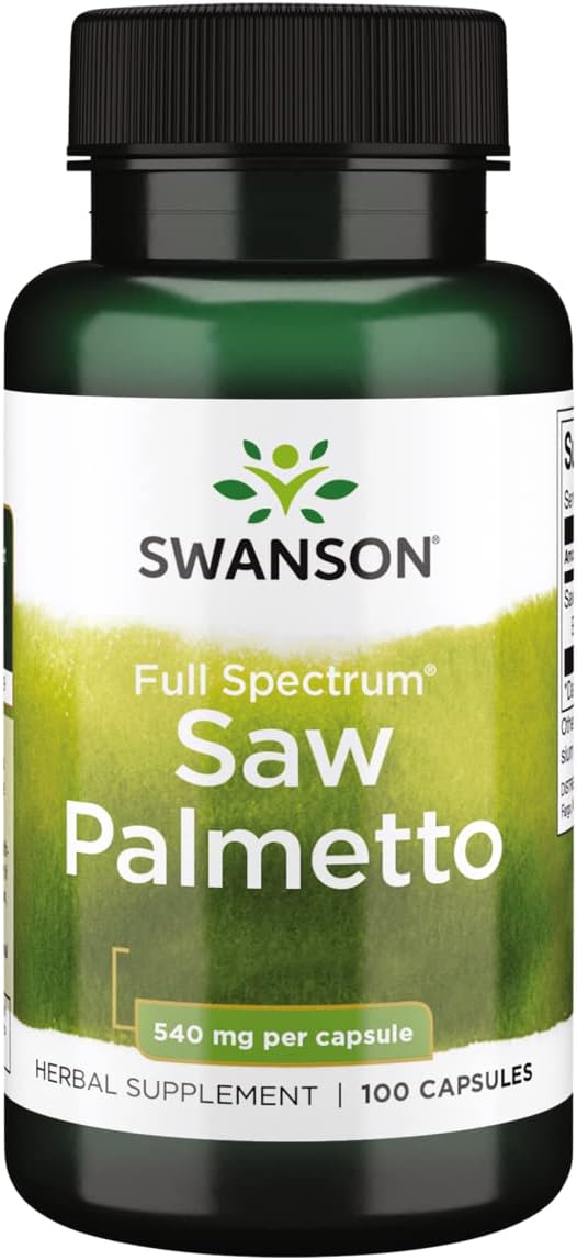 Swanson Saw Palmetto Capsules, Highly P...