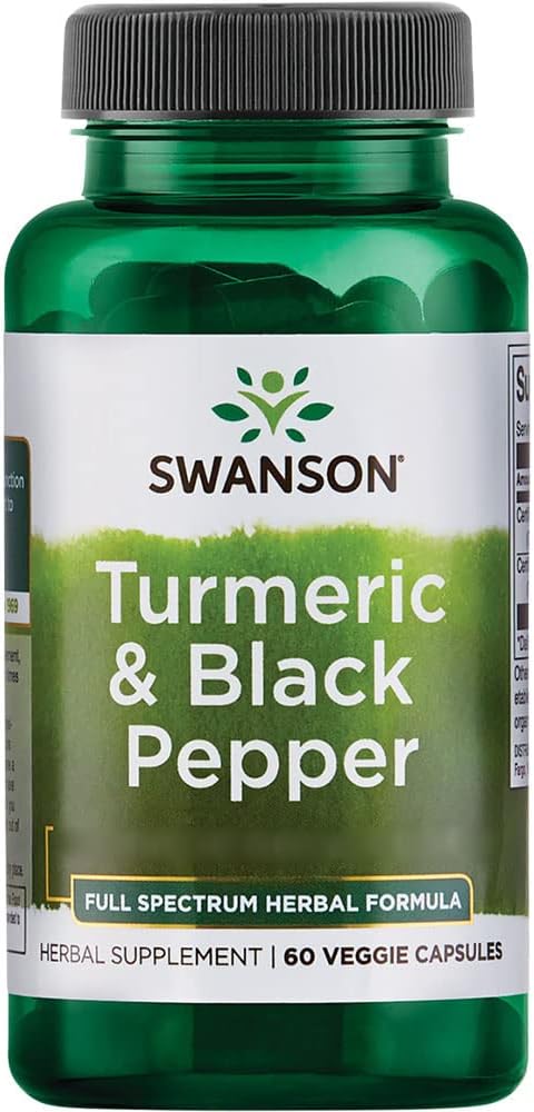 Swanson Turmeric & Black Pepper Cap...