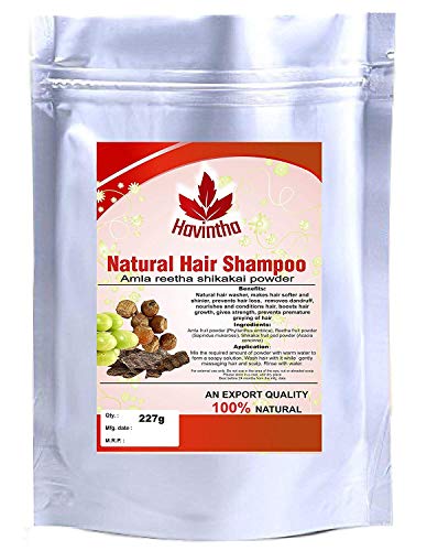 Havintha Natural Hair Shampoo with Amla, Reetha and Shikakai Powder - 227  grams Usage, Benefits, Reviews, Price Compare