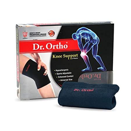 Dr Ortho Knee Cap (Black, Universal Siz...
