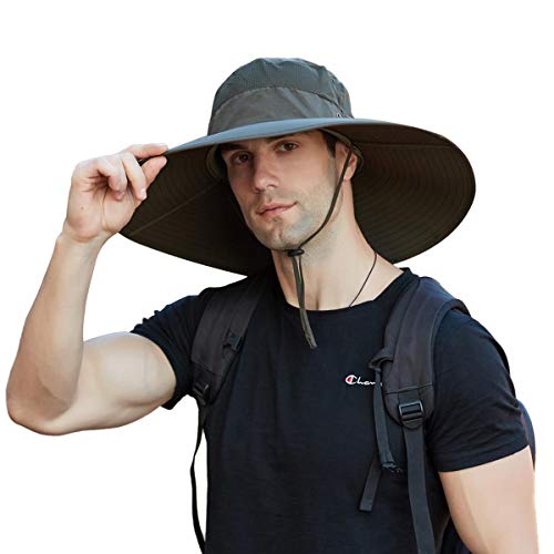 Leotruny Super Wide Brim Bucket Hat UPF50+ Waterproof Sun Hat Usage ...