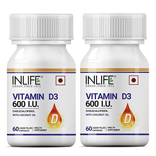 INLIFE Vitamin D3 Cholecalciferol Suppl...