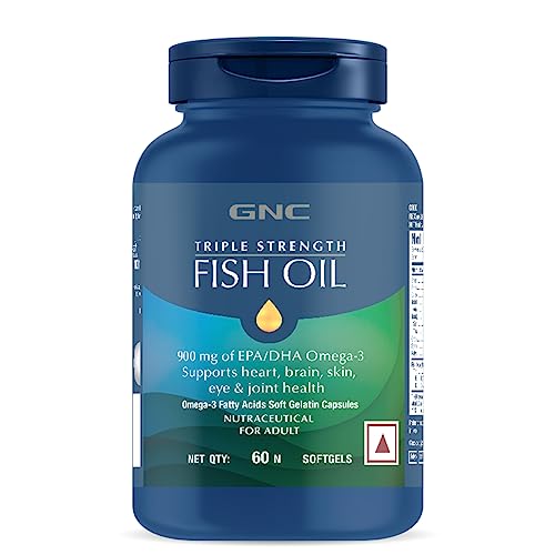 GNC Triple Strength Fish Oil Omega 3 Ca...