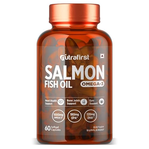 Nutrafirst Salmon Fish Oil Capsules wit...