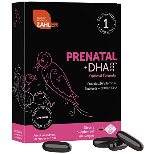 Zahler Prenatal DHA, Premium Prenatal M...