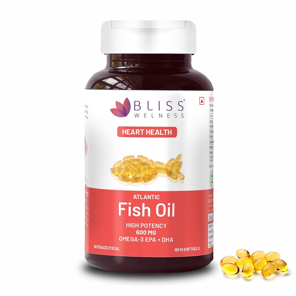 Bliss Wellness Omega 3 Fish Oil Gold