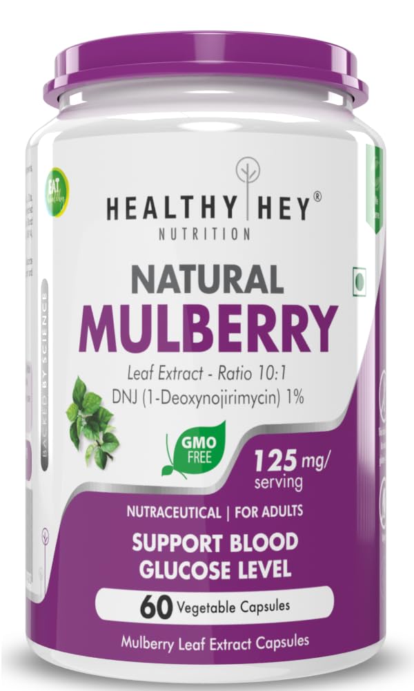 HealthyHey Mulberry Leaf Extract Capsules