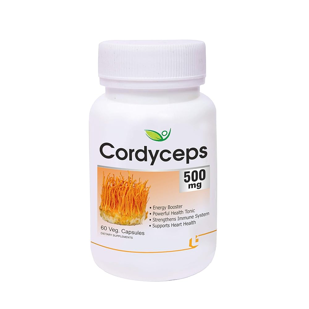 Biotrex Cordyceps 500mg Veg Capsules: I...