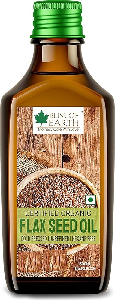 Bliss of Earth Organic Flaxseed Oil