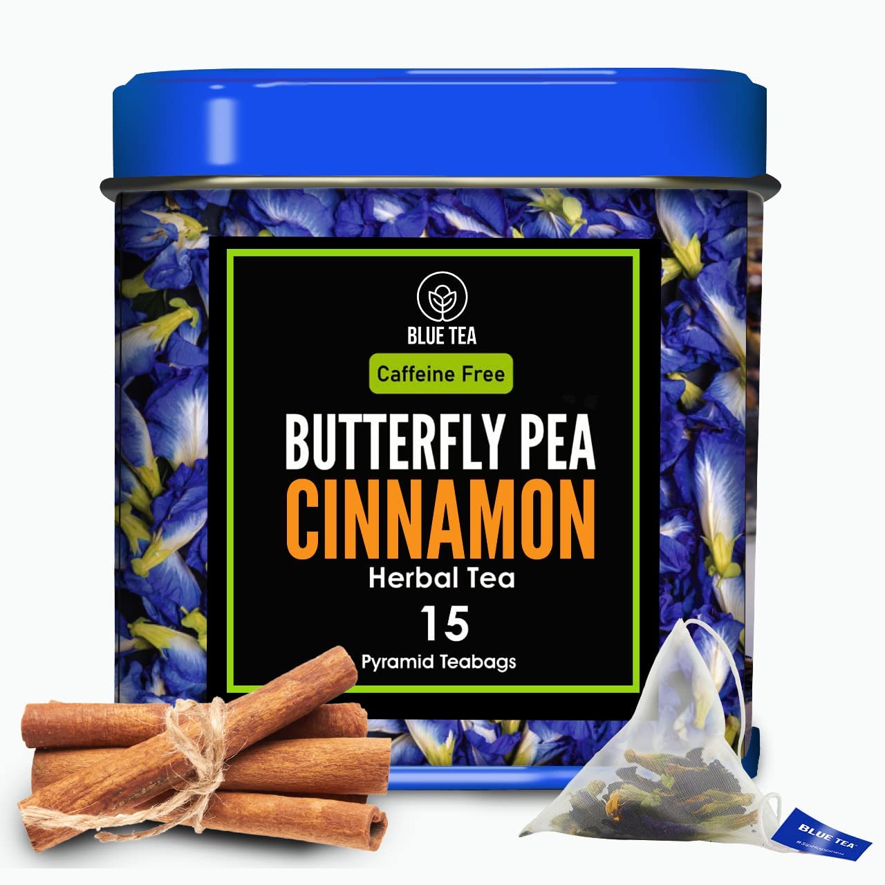 Blue Tea Butterfly Pea Flower Cinnamon ...