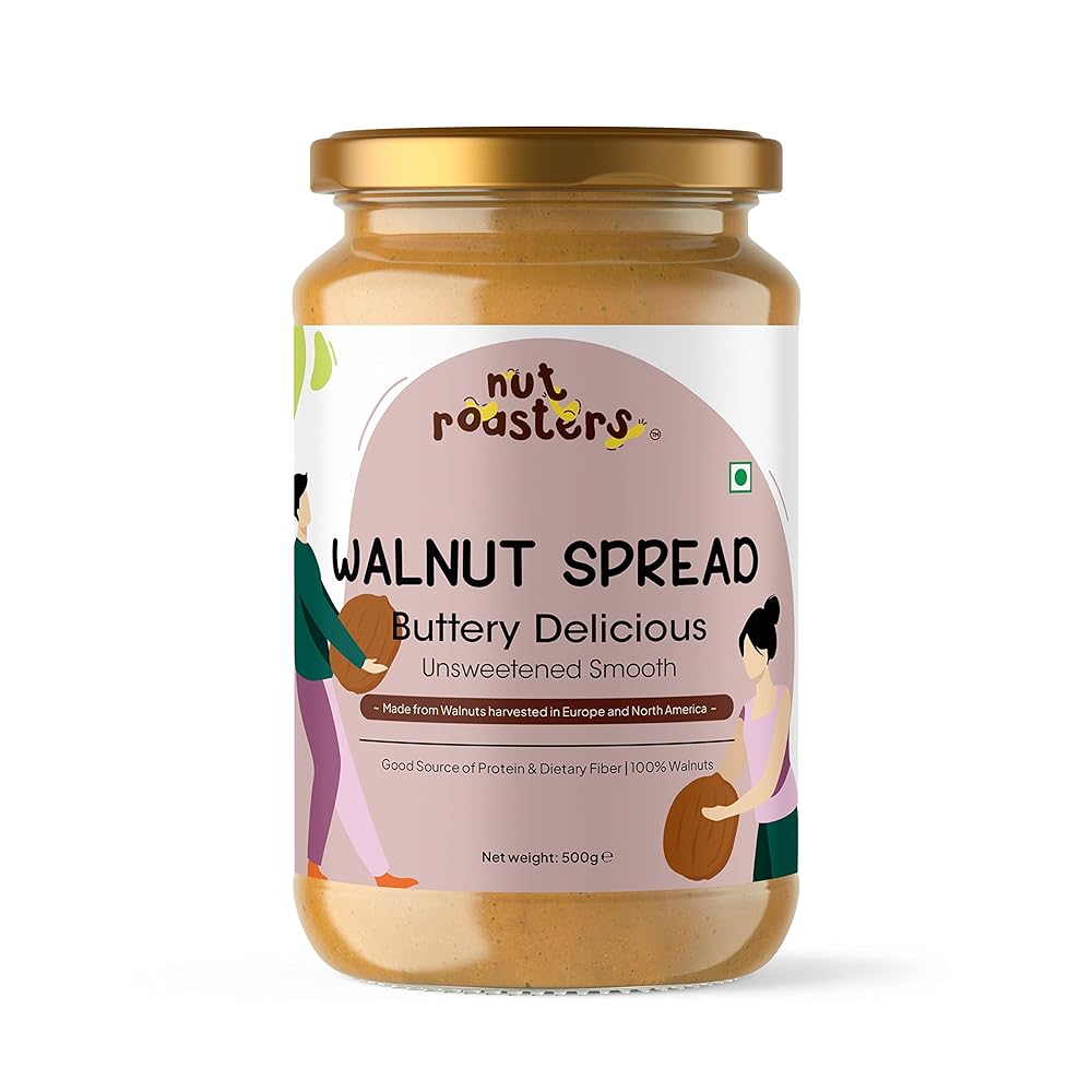 Brand Nut Roasters Walnut Butter Jar