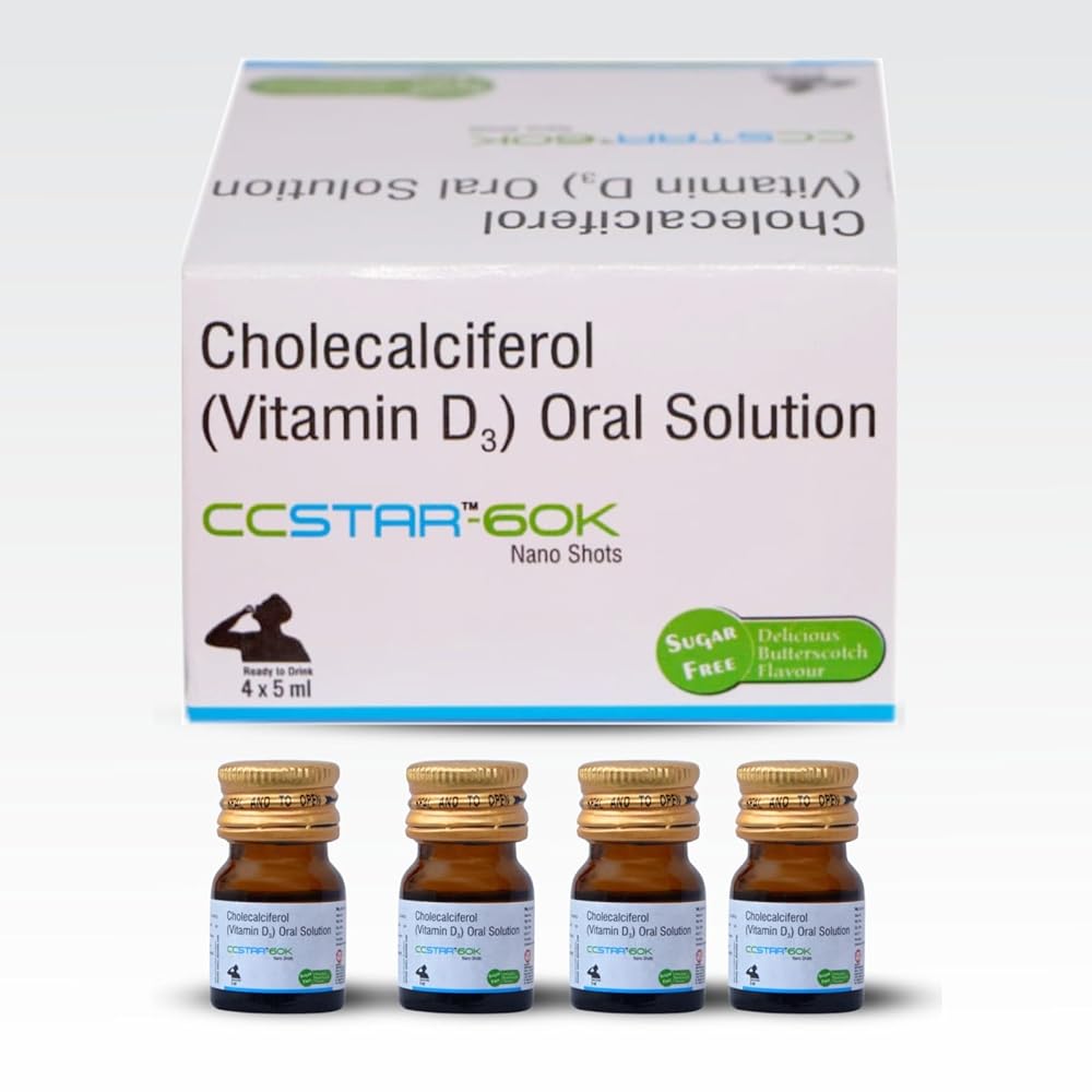 CCstar-60k Vitamin D3 Nano Shots