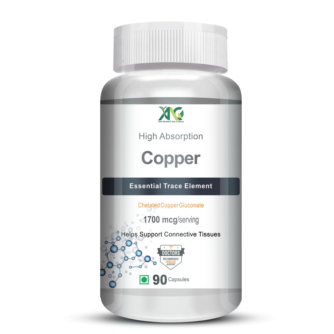 Chelated Copper Gluconate Capsules by B...