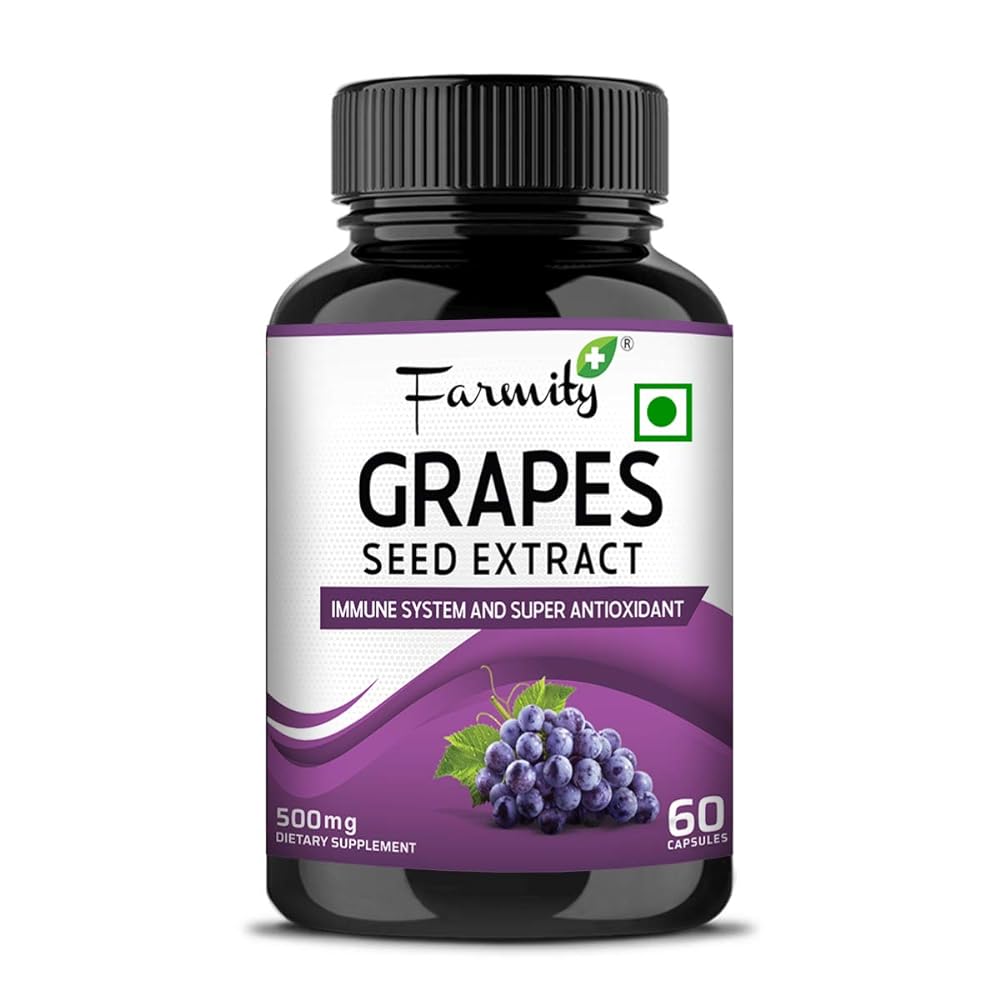 Farmity Grape Seed Capsules – 60ct