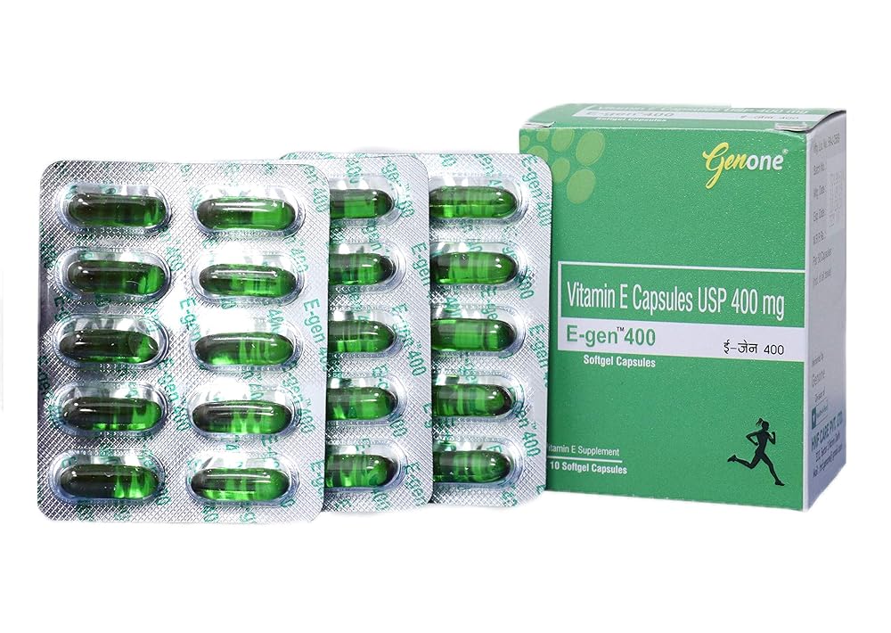 Genone E-Gen 400 Vitamin E Capsules