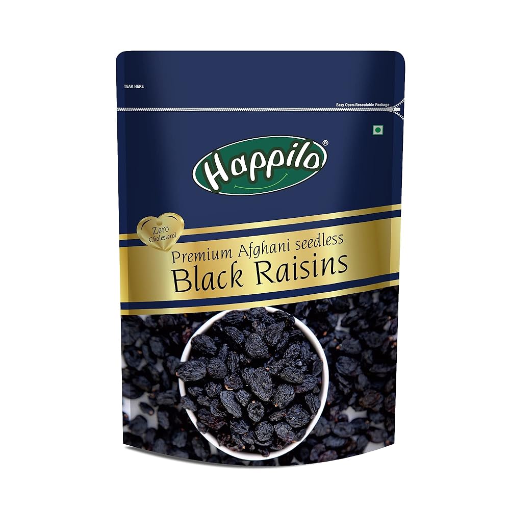 Happilo Afghani Seedless Black Raisins