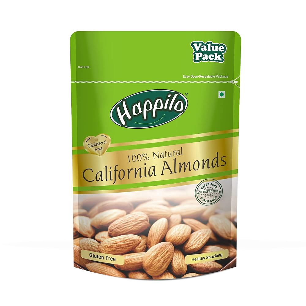 Happilo Premium California Almonds 1kg ...