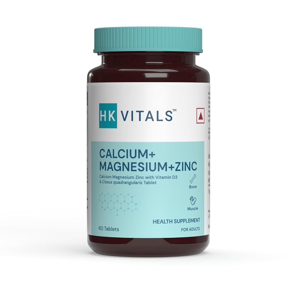 HealthKart Calcium Magnesium Zinc Vitam...